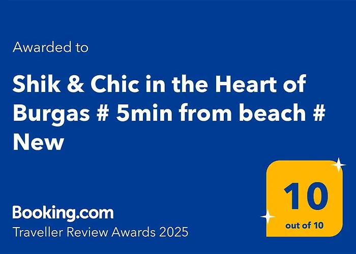 Shik & Chic In The Heart Of Burgas # 5Min From Beach # New